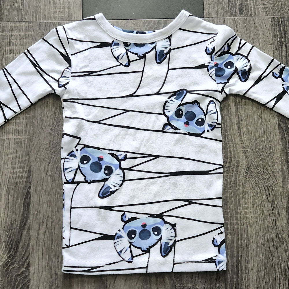 Disney Stitch Print Kids Pajama Top